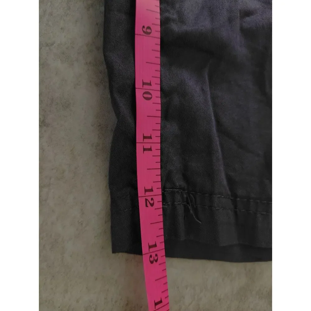NWT Ecko Unltd Mens Belted Cargo Shorts Charcoal Grey 32 Cotton Twill Utility